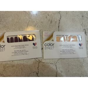 Color Street Nail Polish Strips-  Berlin It to Win It and Havana Honey